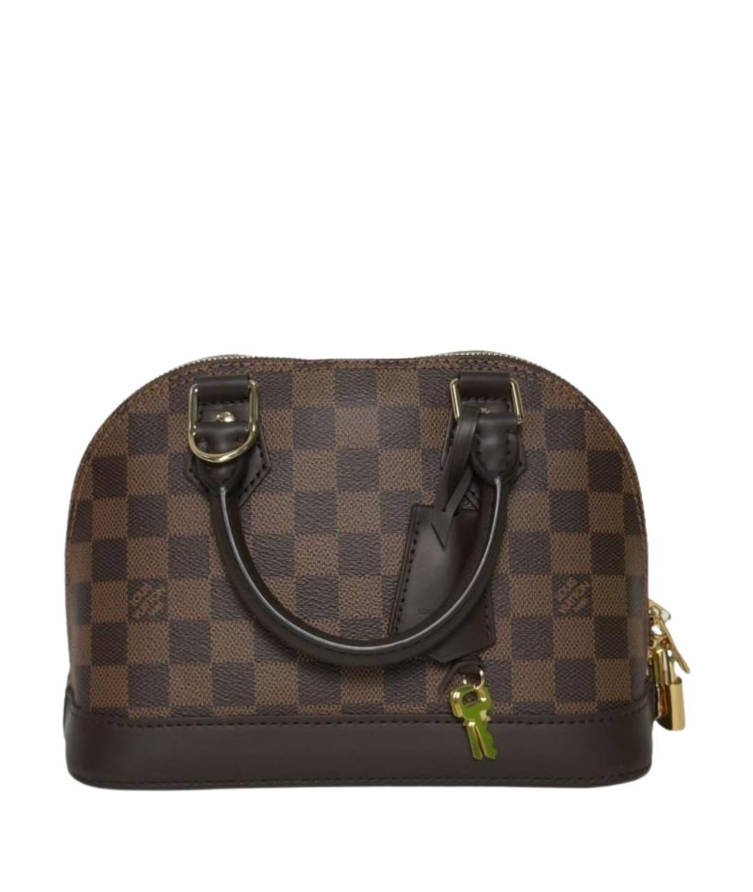 LOUIS VUITTON Коричневая сумка с короткими ручками, фото 1