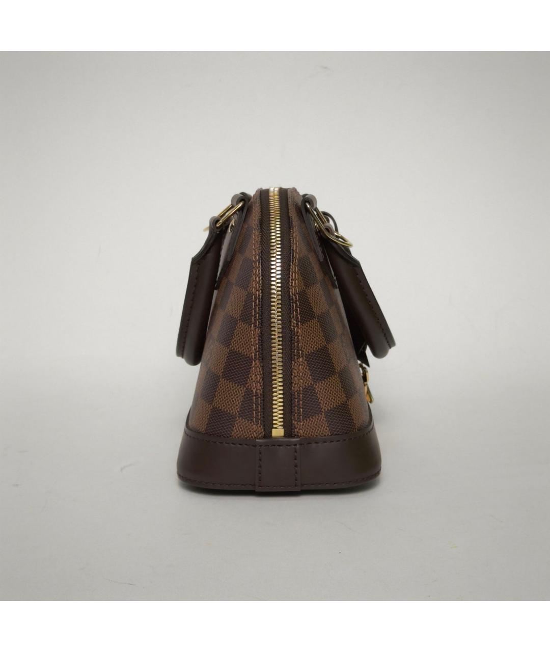 LOUIS VUITTON Коричневая сумка с короткими ручками, фото 5