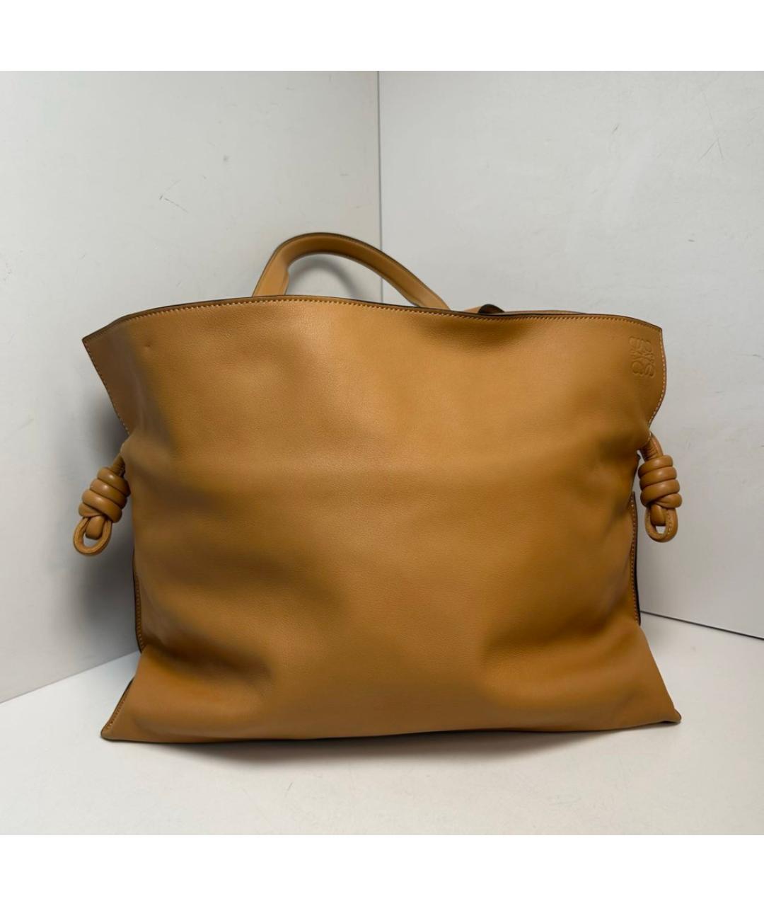 LOEWE Коричневая кожаная сумка через плечо, фото 8