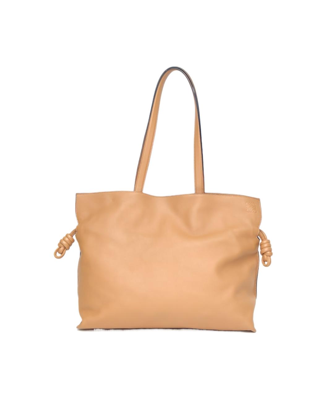 LOEWE Коричневая кожаная сумка через плечо, фото 10