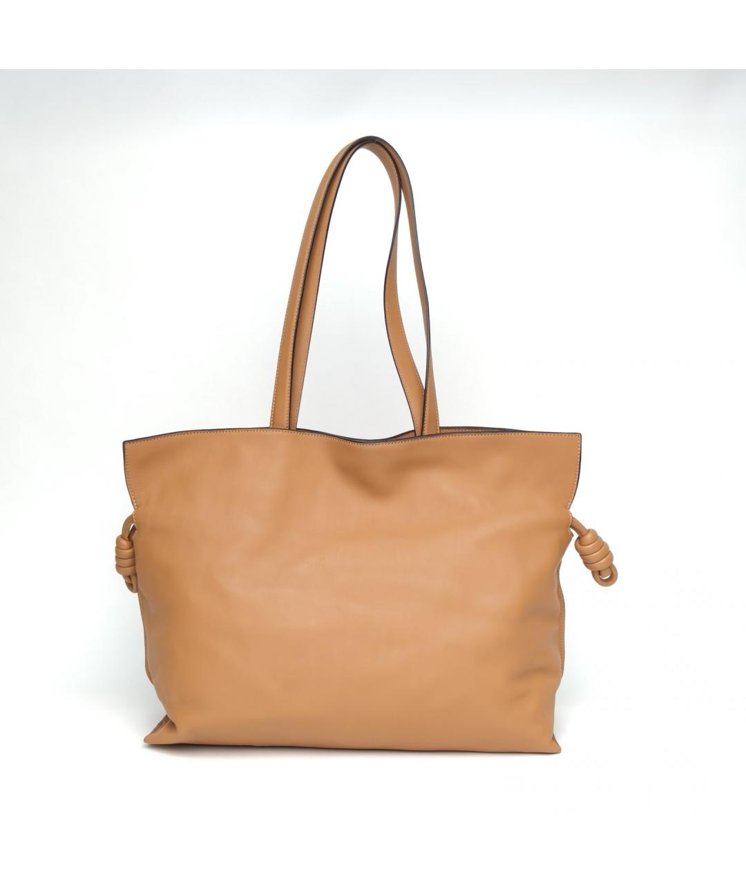 LOEWE Коричневая кожаная сумка через плечо, фото 4