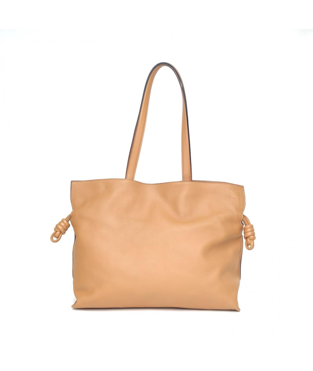 LOEWE Коричневая кожаная сумка через плечо, фото 2