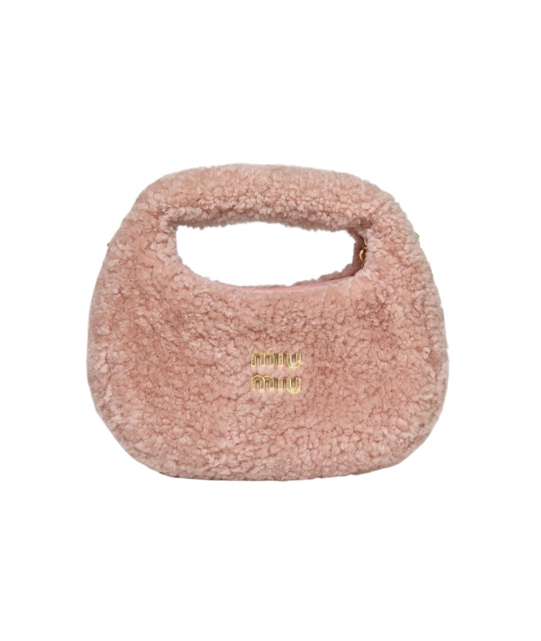 MIU MIU Розовая сумка через плечо, фото 10