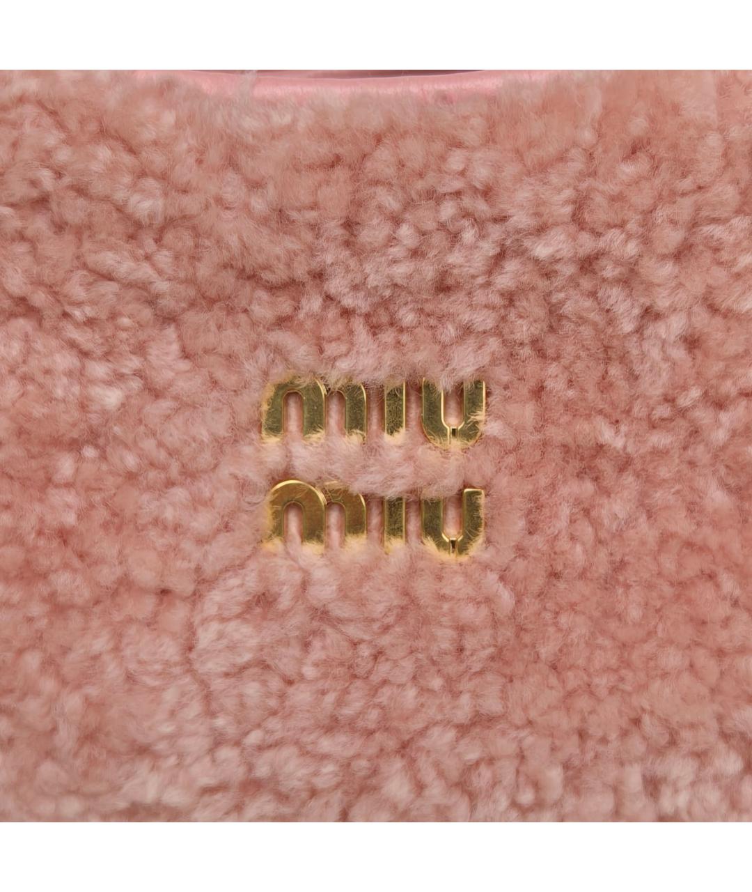 MIU MIU Розовая сумка через плечо, фото 7