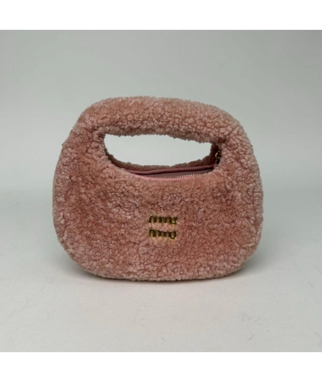 MIU MIU Розовая сумка через плечо, фото 9