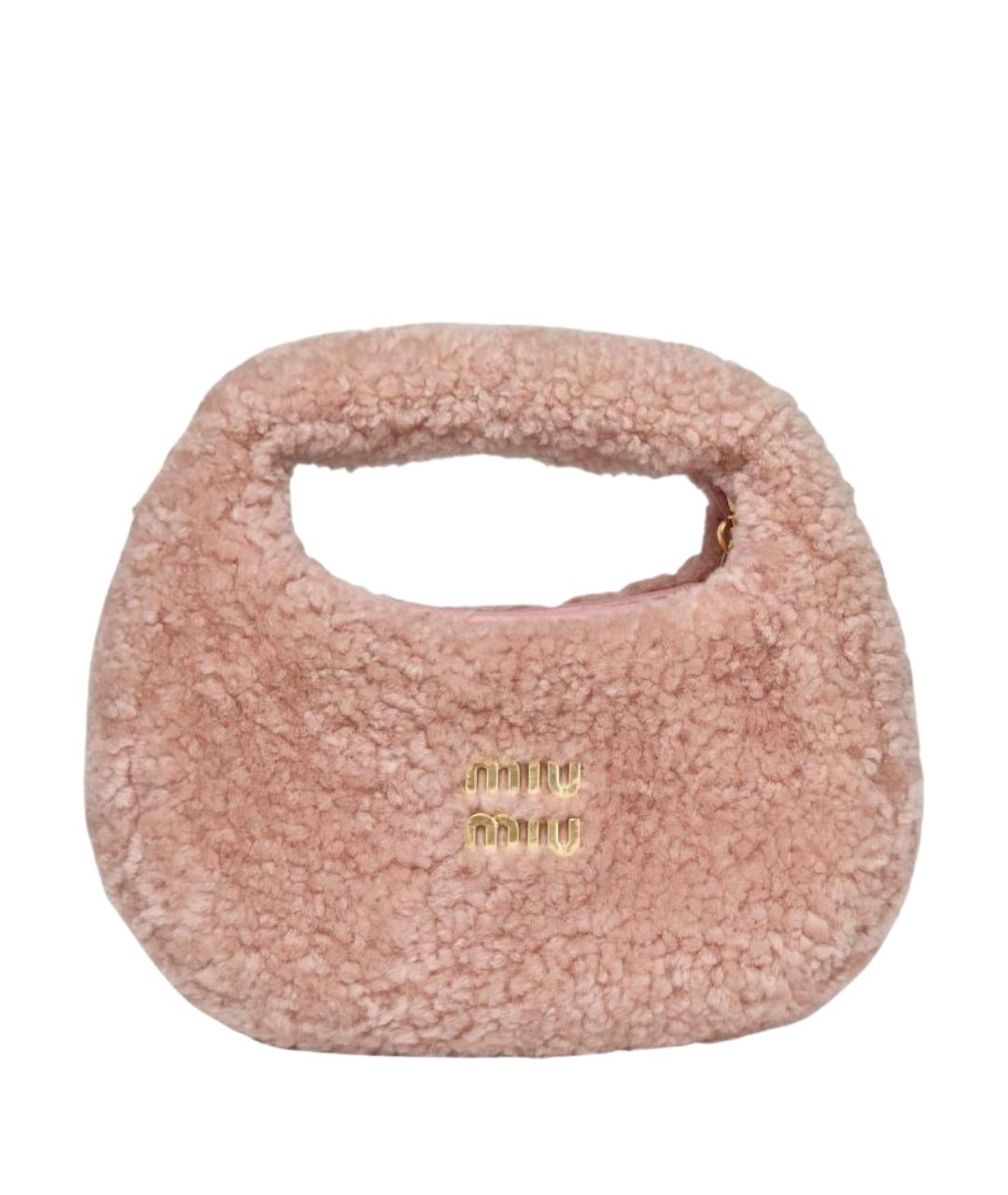 MIU MIU Розовая сумка через плечо, фото 1