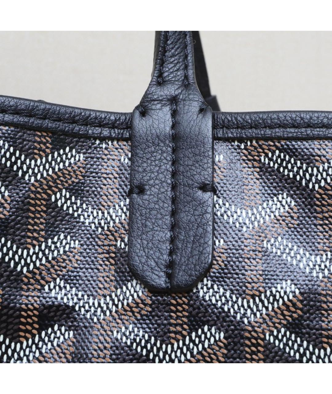 GOYARD Коричневая сумка с короткими ручками, фото 8