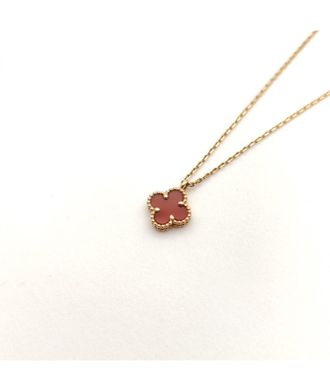 VAN CLEEF & ARPELS Красная подвеска из розового золота, фото 4