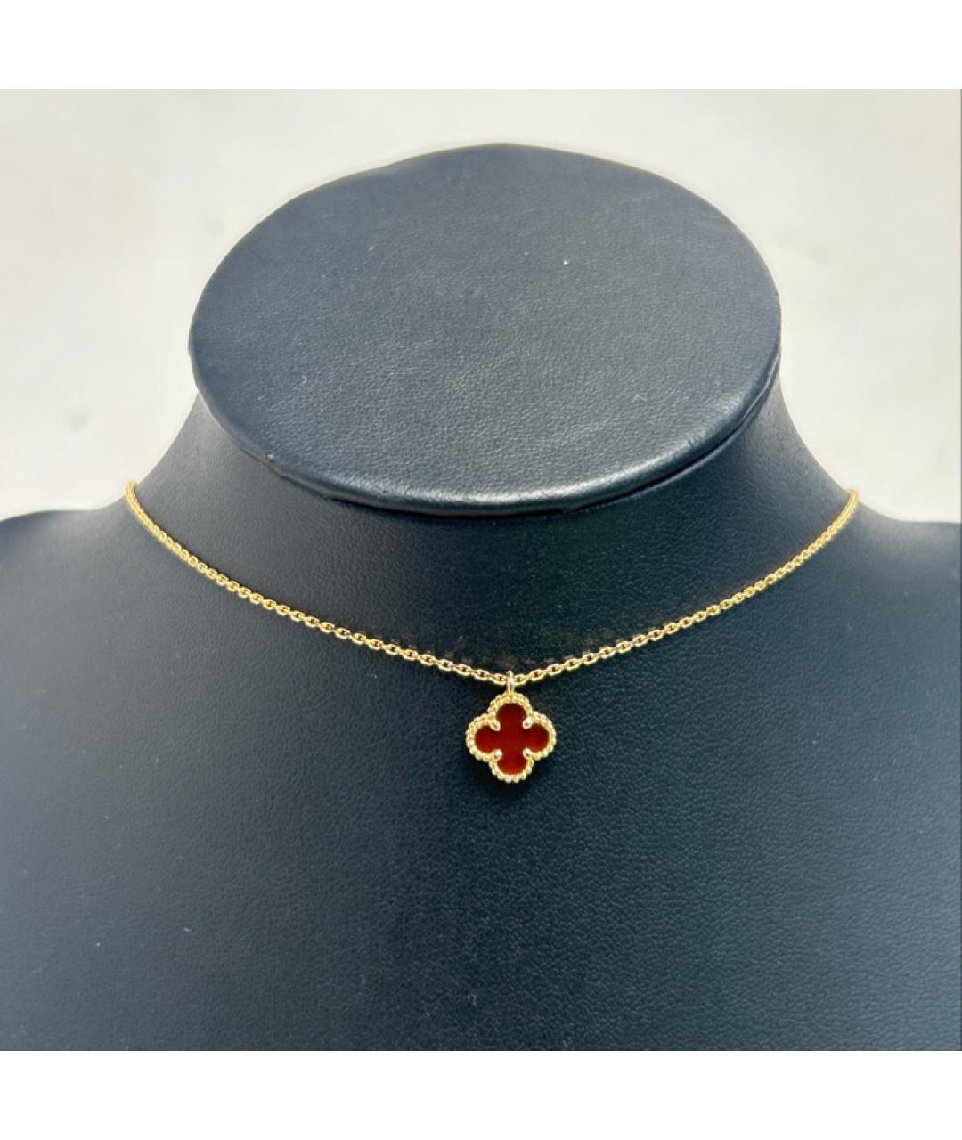 VAN CLEEF & ARPELS Красная подвеска из розового золота, фото 8