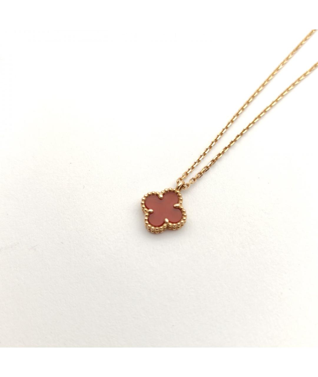 VAN CLEEF & ARPELS Красная подвеска из розового золота, фото 5