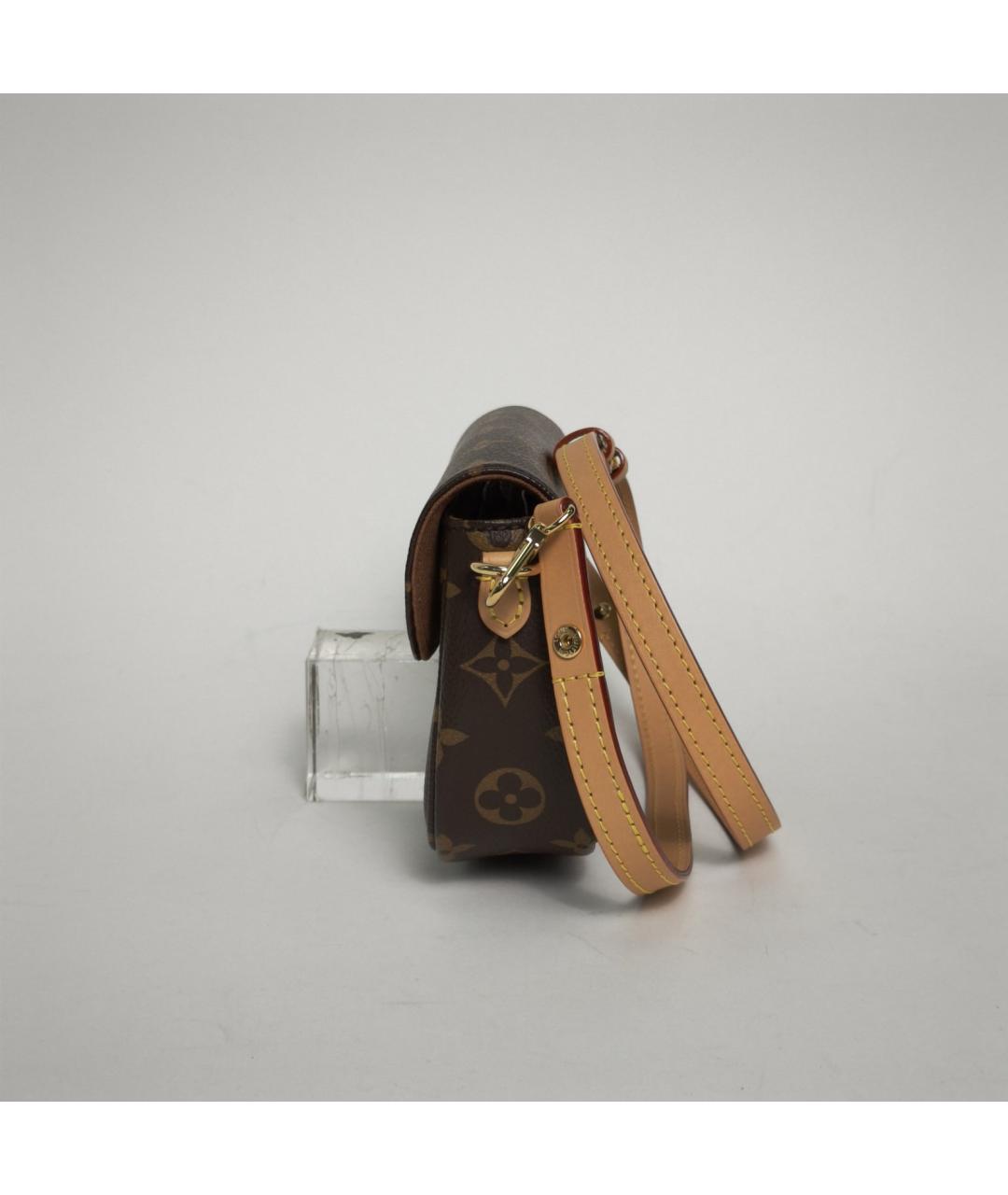 LOUIS VUITTON Коричневая сумка через плечо, фото 3