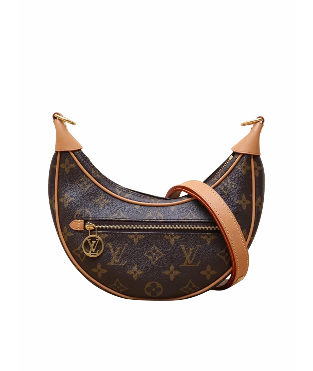 LOUIS VUITTON Коричневая сумка через плечо, фото 1