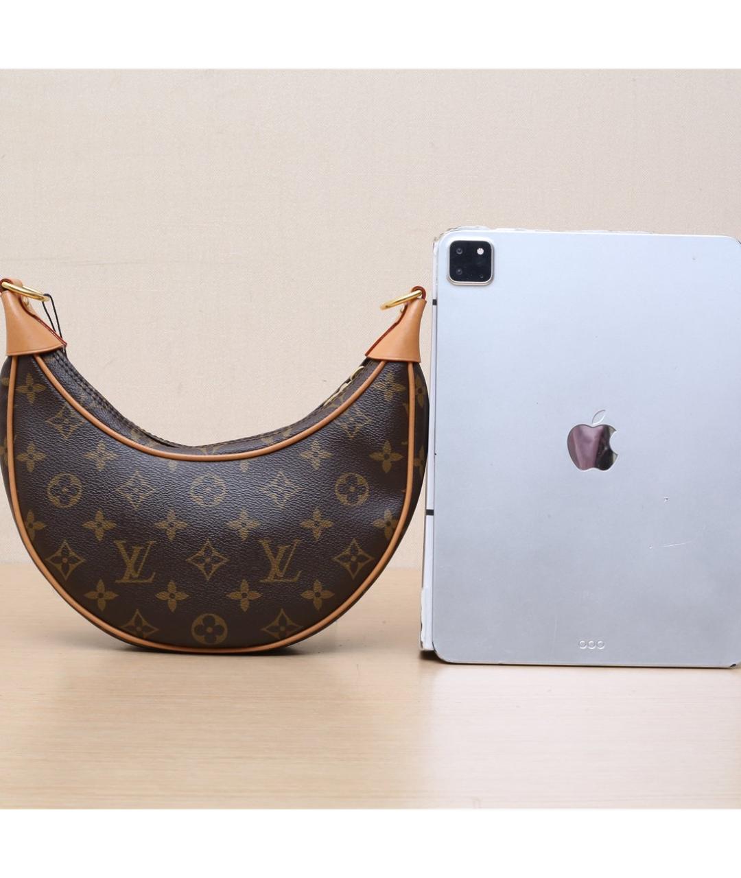 LOUIS VUITTON Коричневая сумка через плечо, фото 6