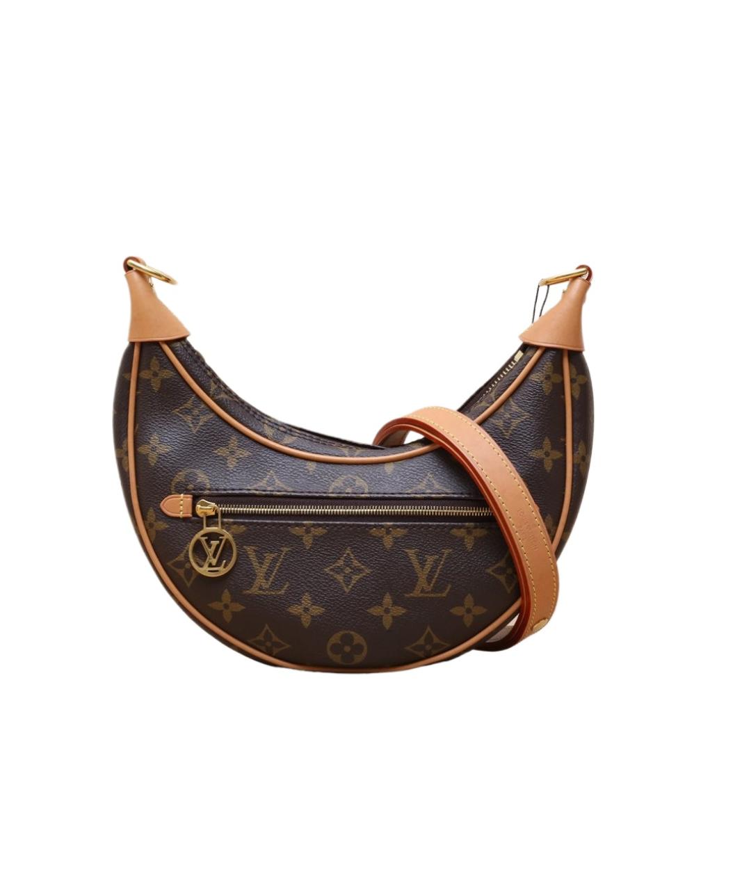 LOUIS VUITTON Коричневая сумка через плечо, фото 9