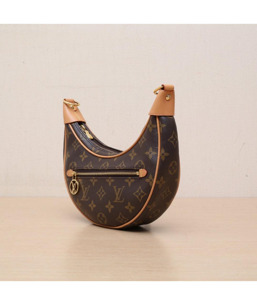 LOUIS VUITTON Коричневая сумка через плечо, фото 3