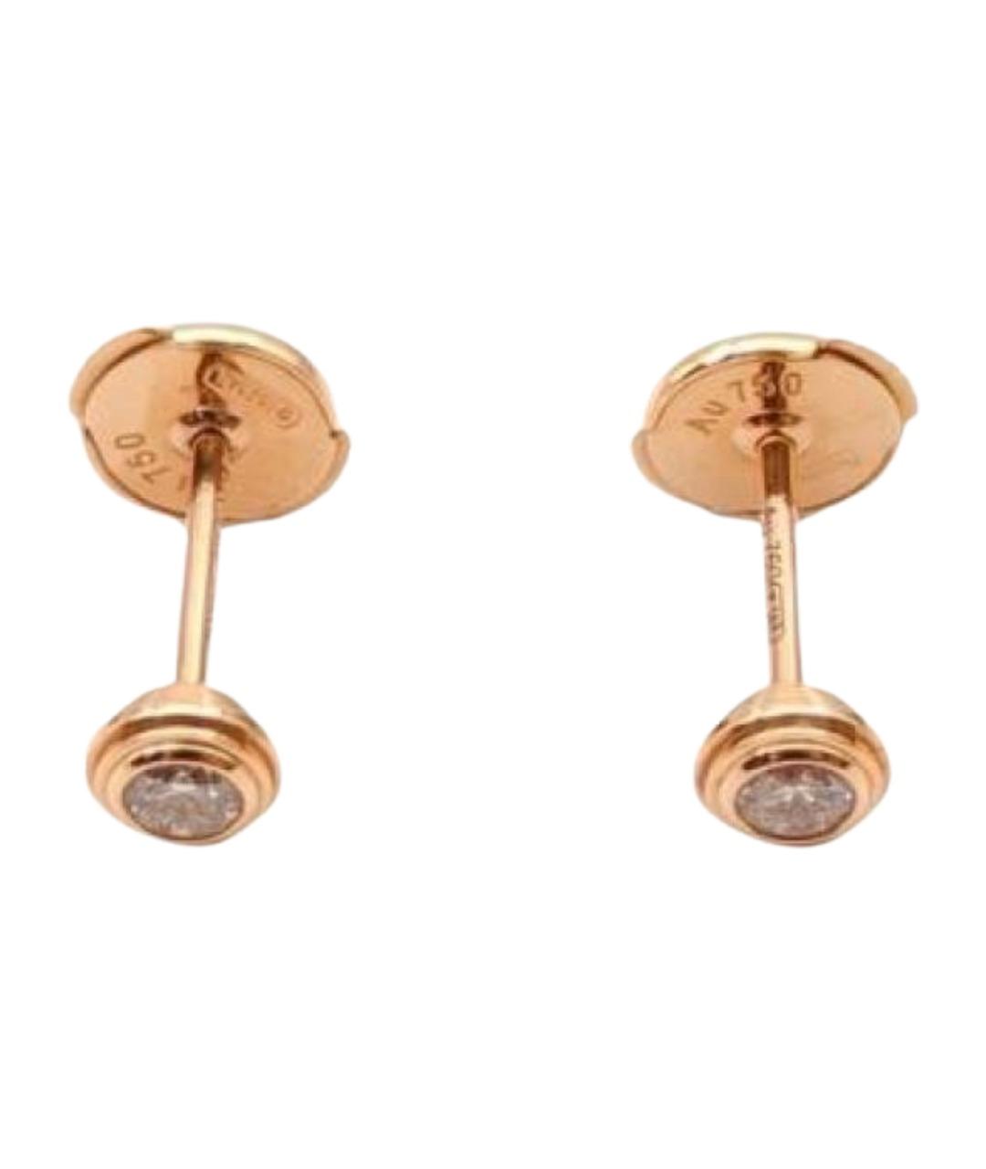 CARTIER Золотые серьги из розового золота, фото 1