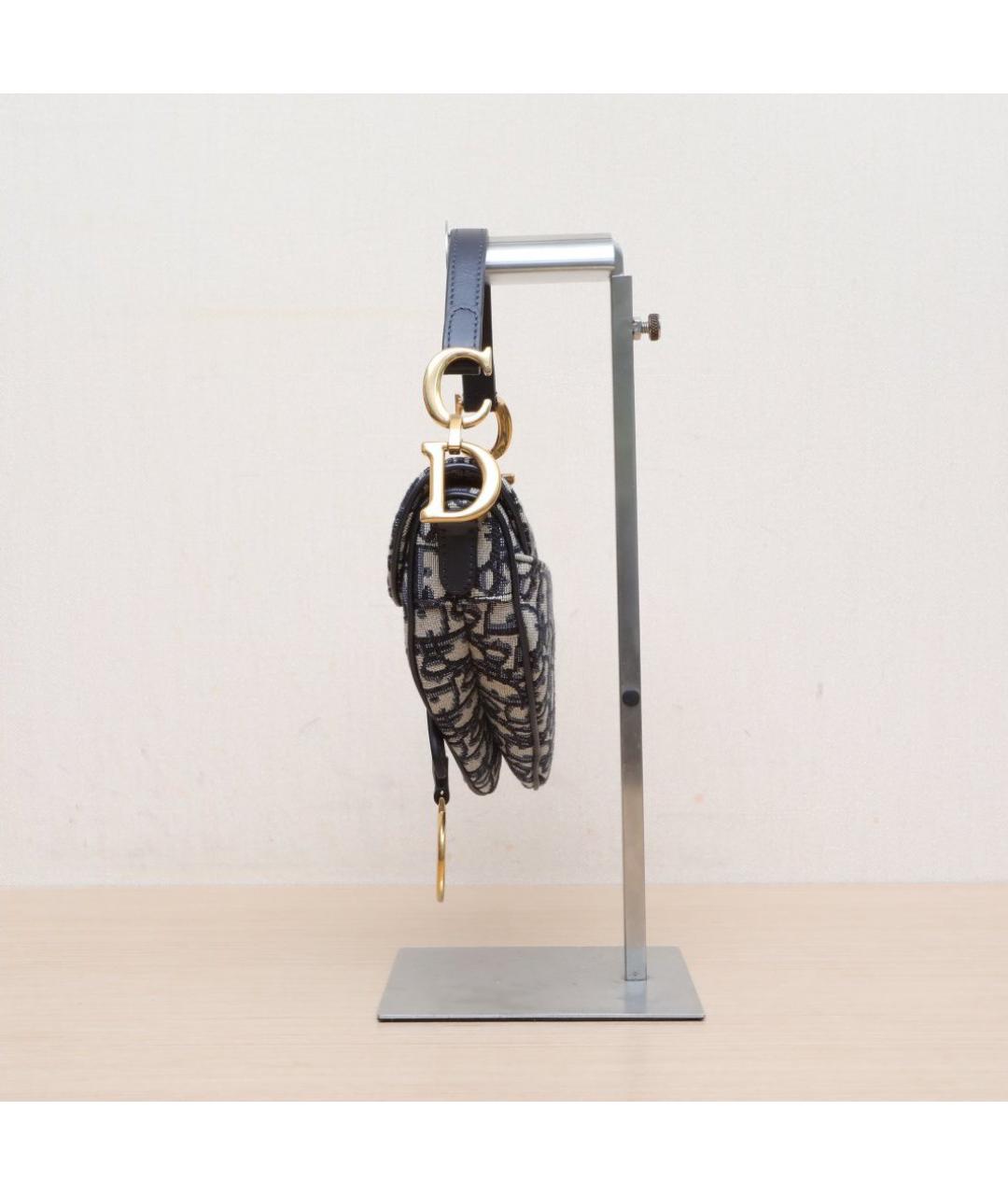 CHRISTIAN DIOR Синяя сумка через плечо, фото 4