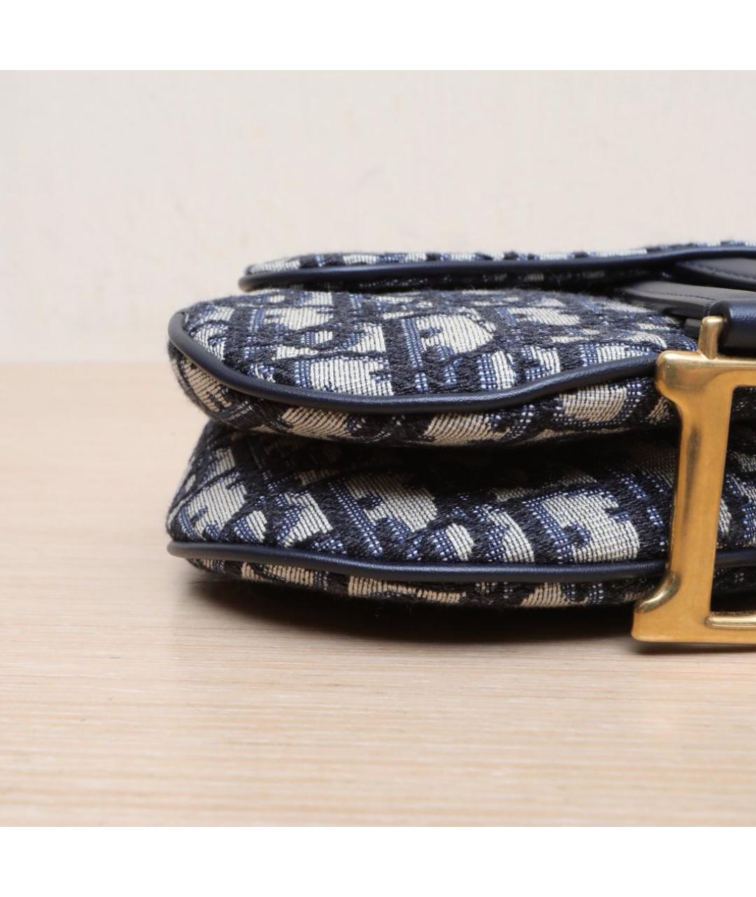 CHRISTIAN DIOR Синяя сумка через плечо, фото 8