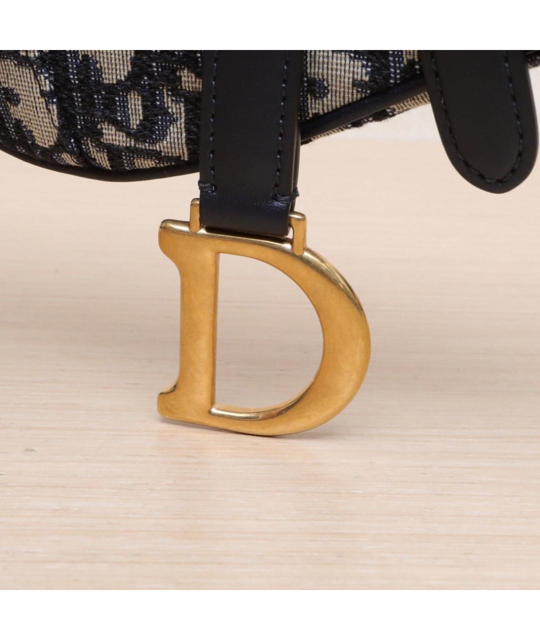 CHRISTIAN DIOR Синяя сумка через плечо, фото 7