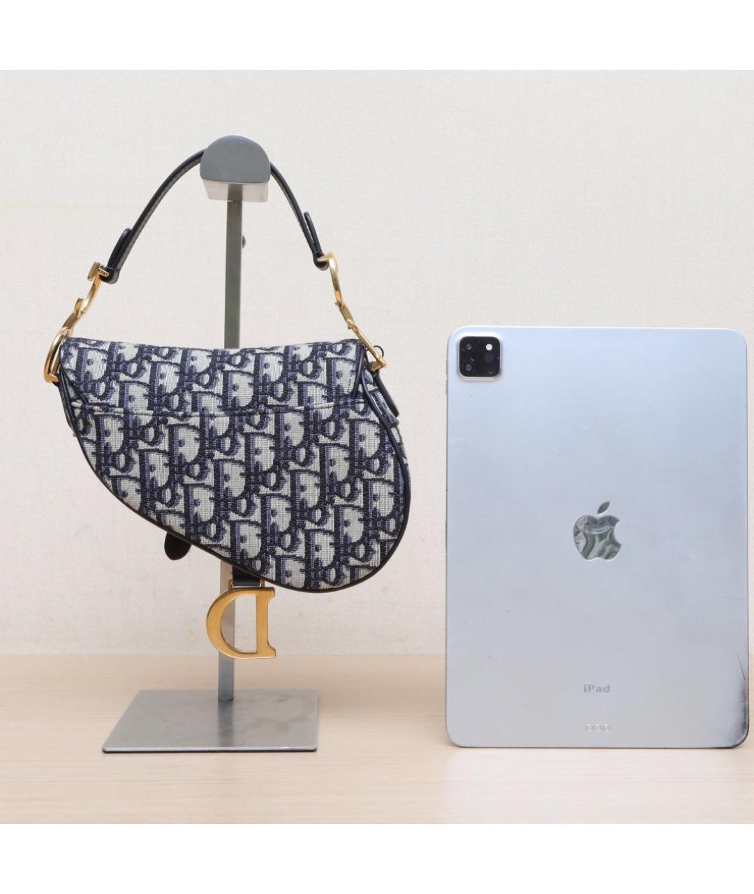 CHRISTIAN DIOR Синяя сумка через плечо, фото 6