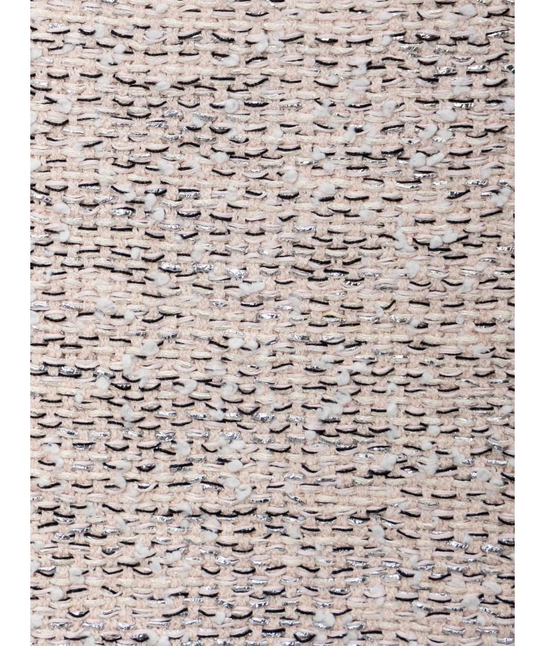 BALENCIAGA Розовая шерстяная юбка миди, фото 3