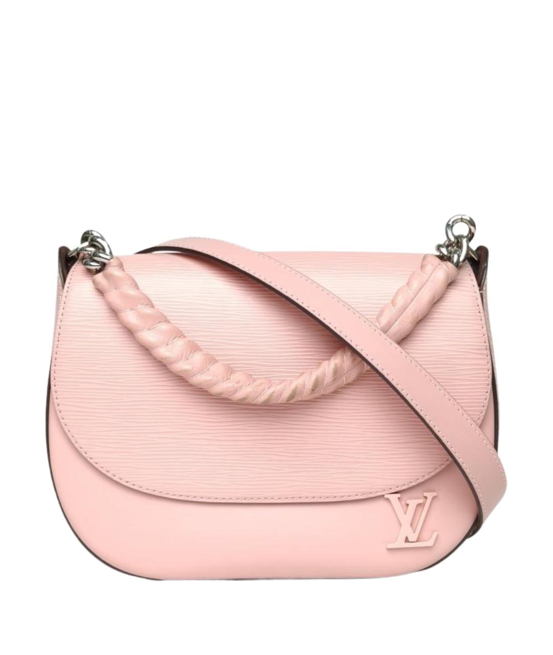 LOUIS VUITTON Розовая кожаная сумка через плечо, фото 1