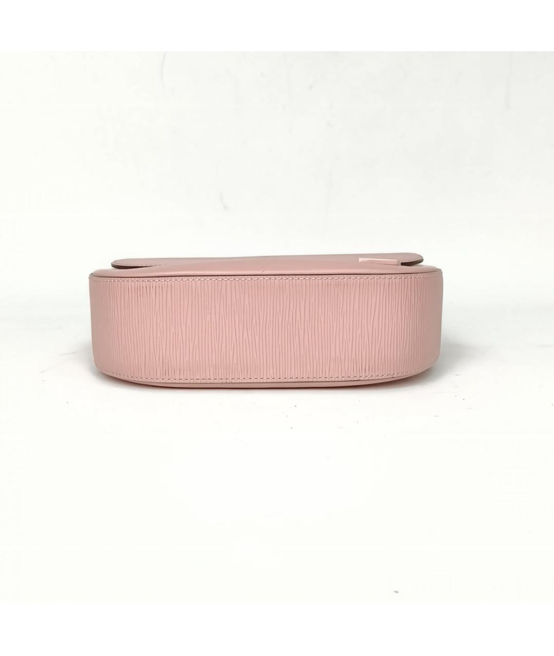 LOUIS VUITTON Розовая кожаная сумка через плечо, фото 6