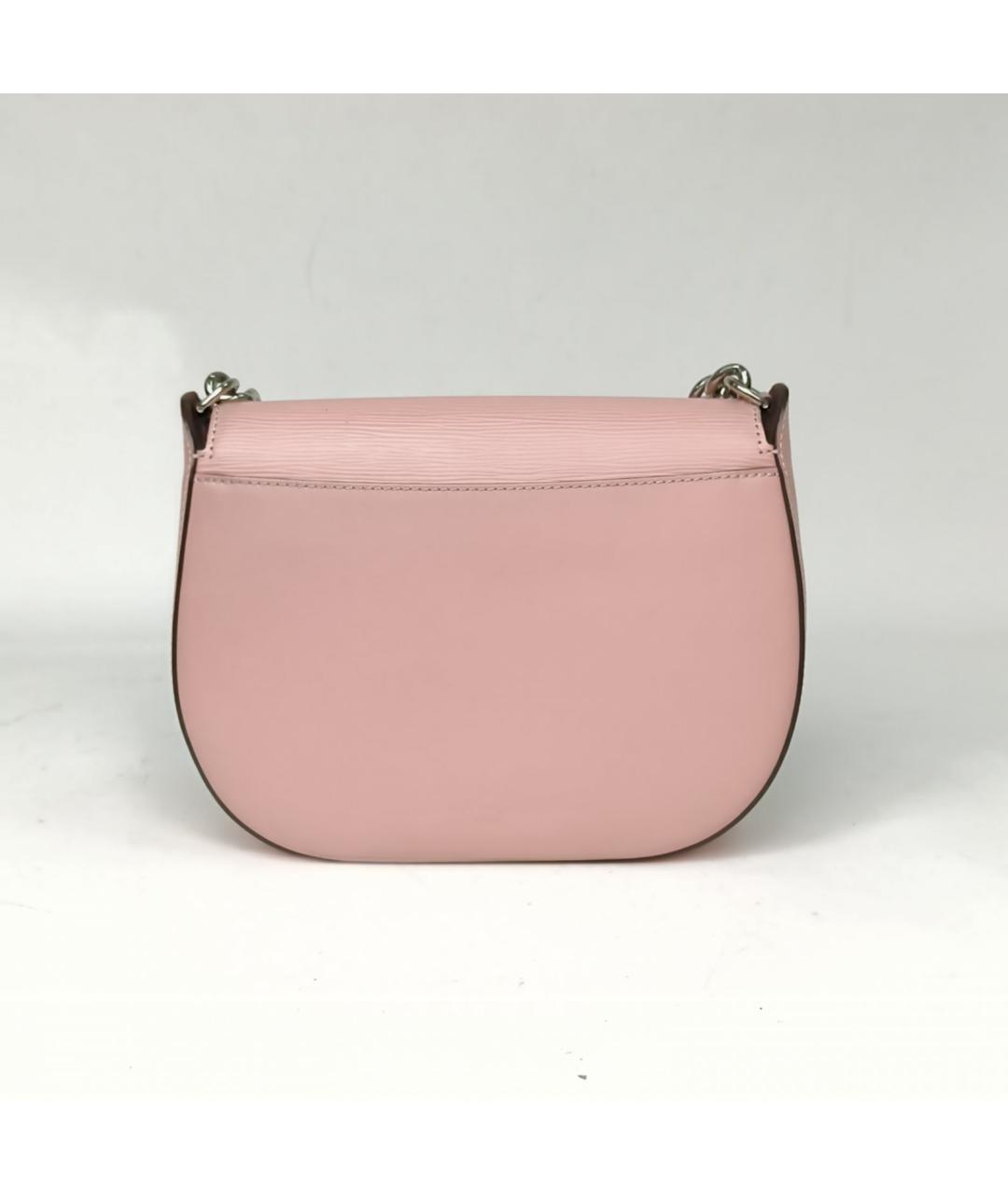 LOUIS VUITTON Розовая кожаная сумка через плечо, фото 4