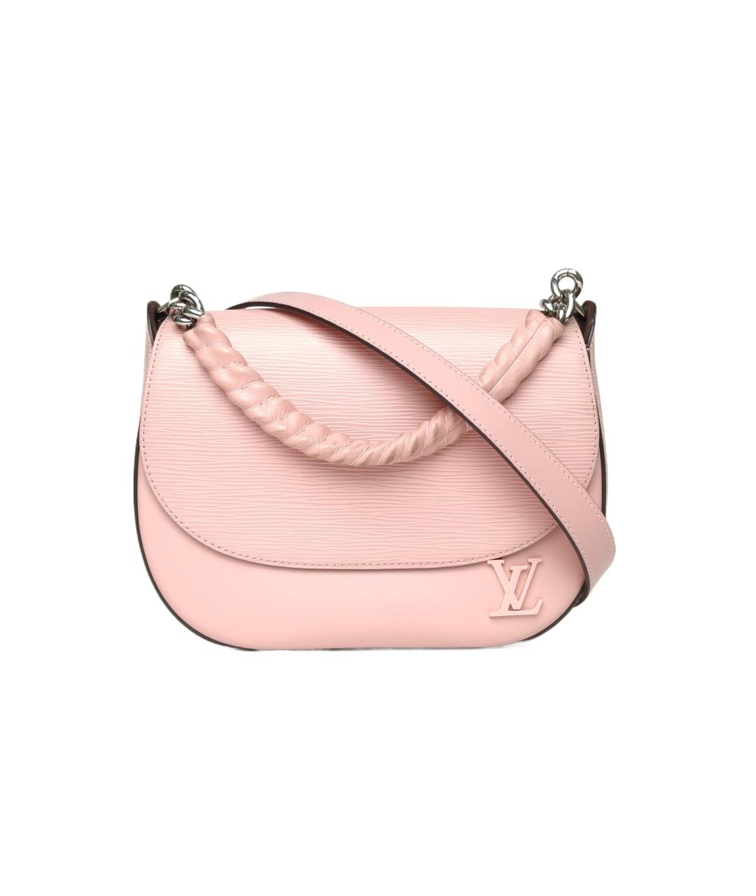 LOUIS VUITTON Розовая кожаная сумка через плечо, фото 9