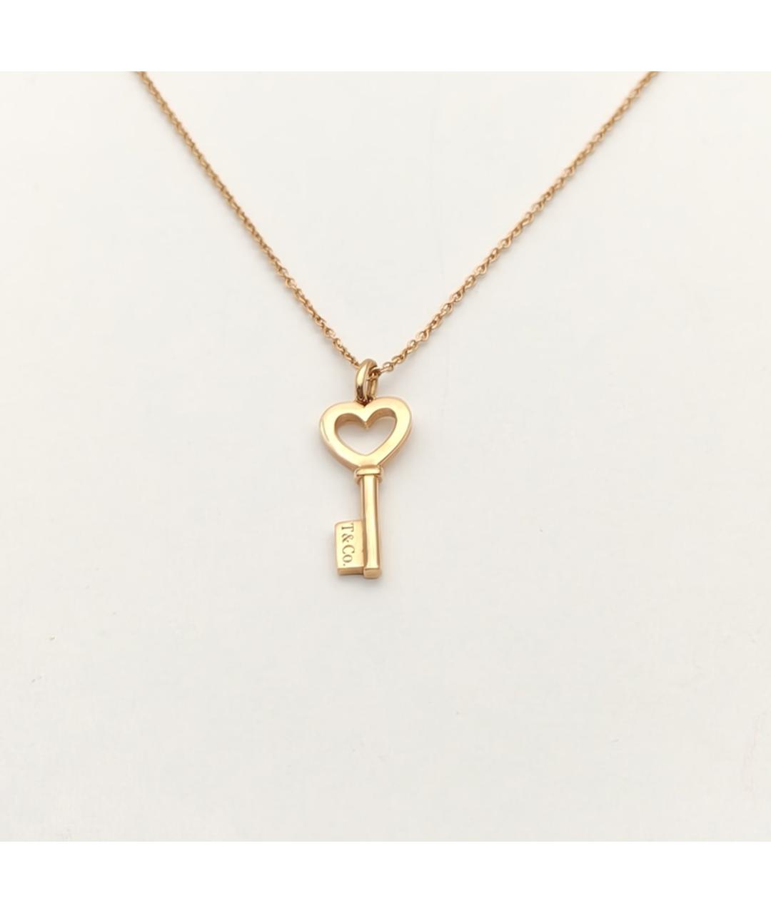 TIFFANY&CO Золотая подвеска из розового золота, фото 3