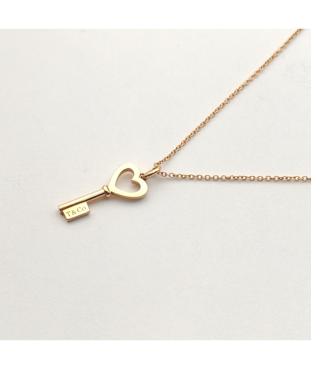 TIFFANY&CO Золотая подвеска из розового золота, фото 5