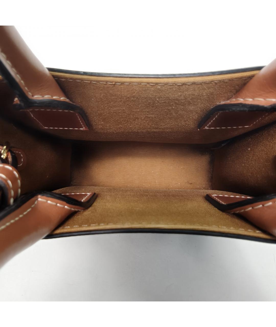 CELINE Коричневая сумка через плечо, фото 7