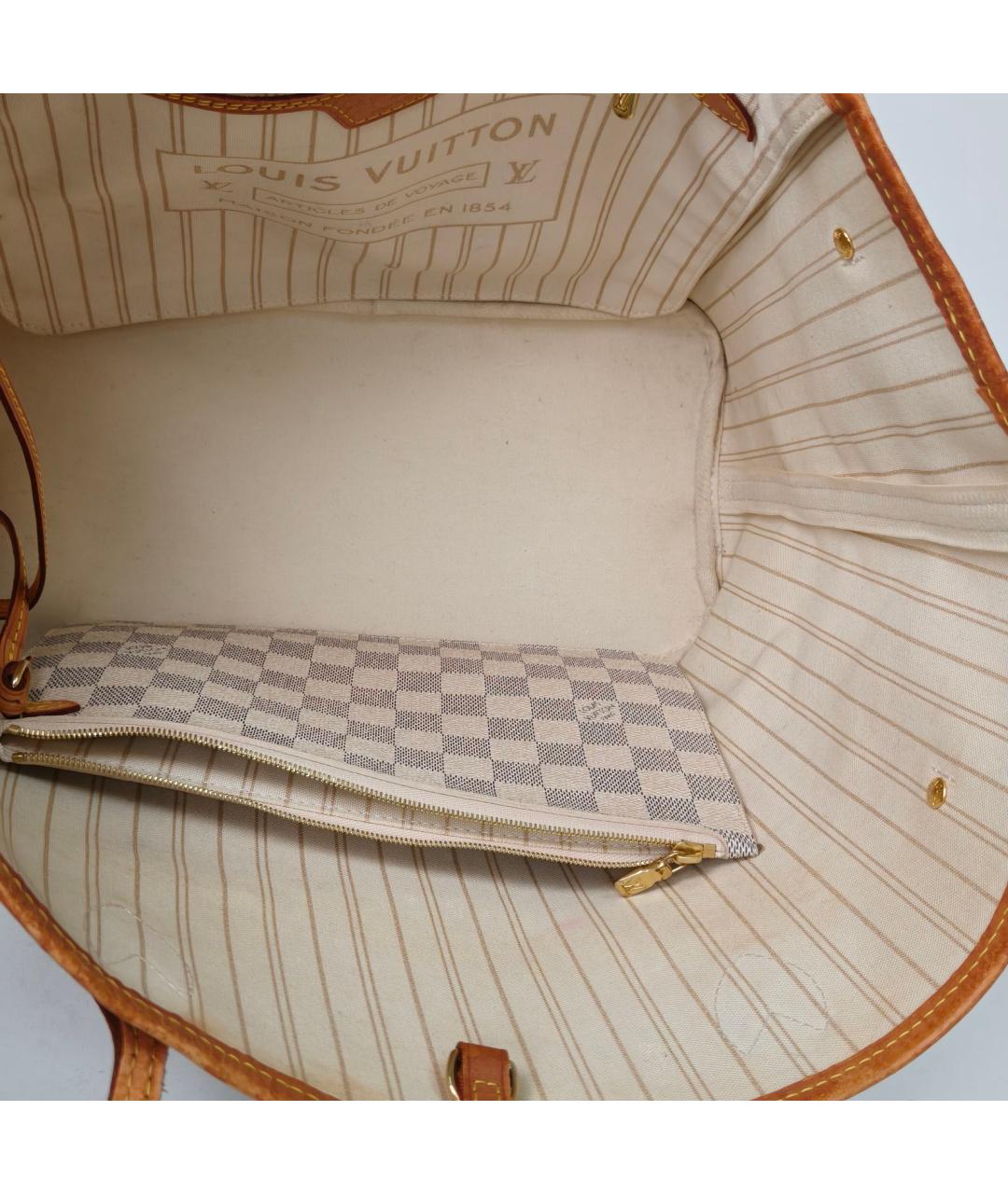 LOUIS VUITTON Бежевая сумка с короткими ручками, фото 7