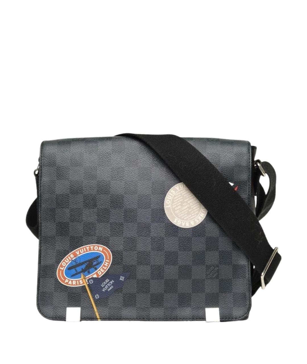 LOUIS VUITTON Черная сумка через плечо, фото 1