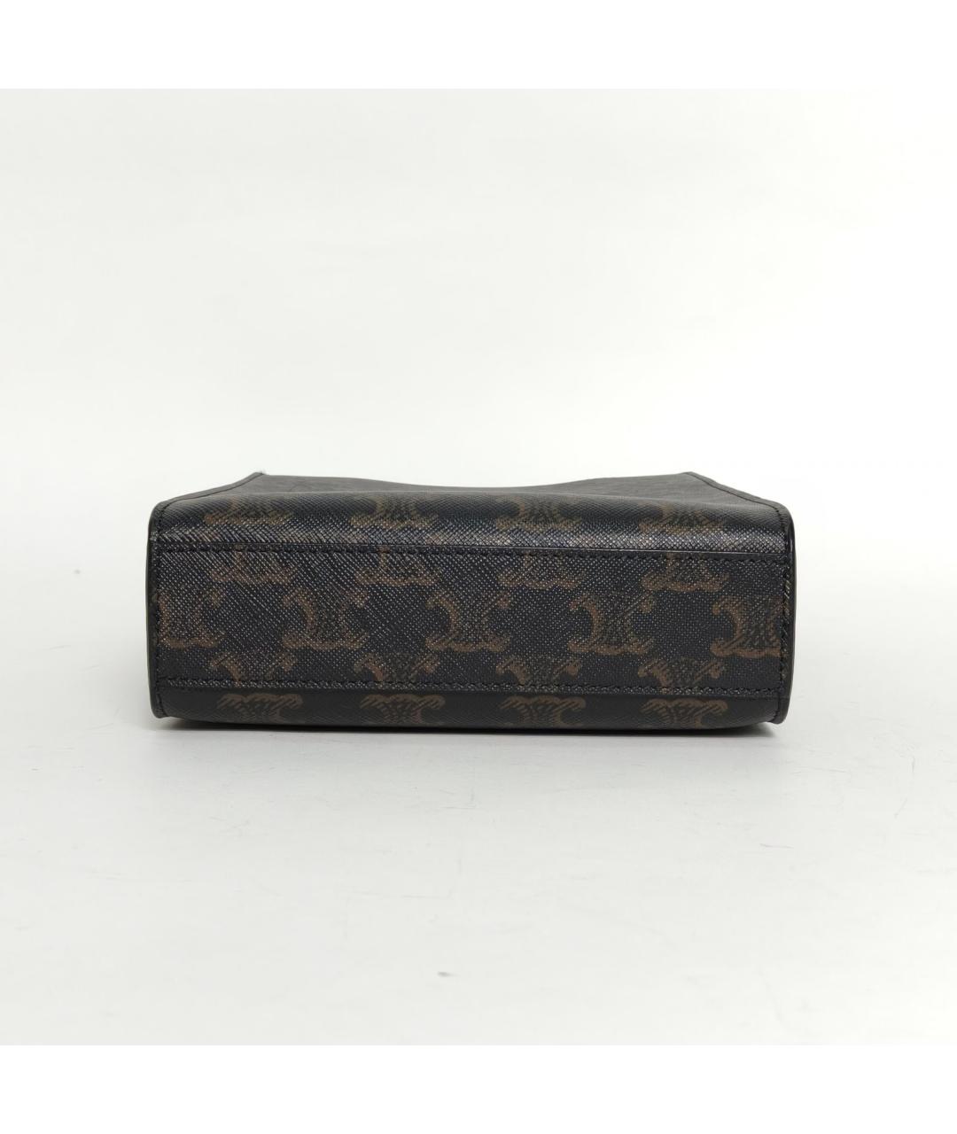 CELINE Коричневая сумка через плечо, фото 6