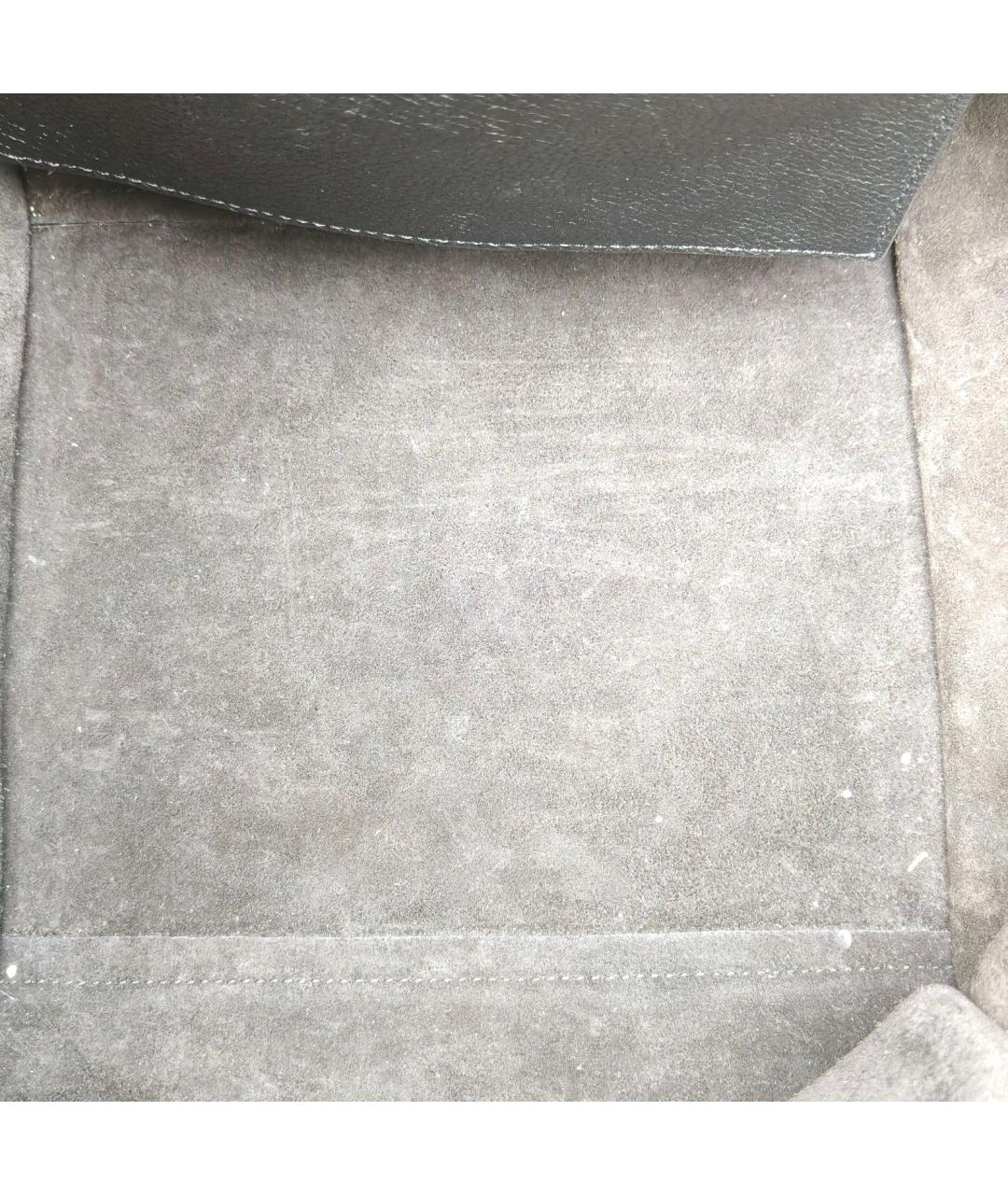 CELINE Черная кожаная сумка через плечо, фото 7