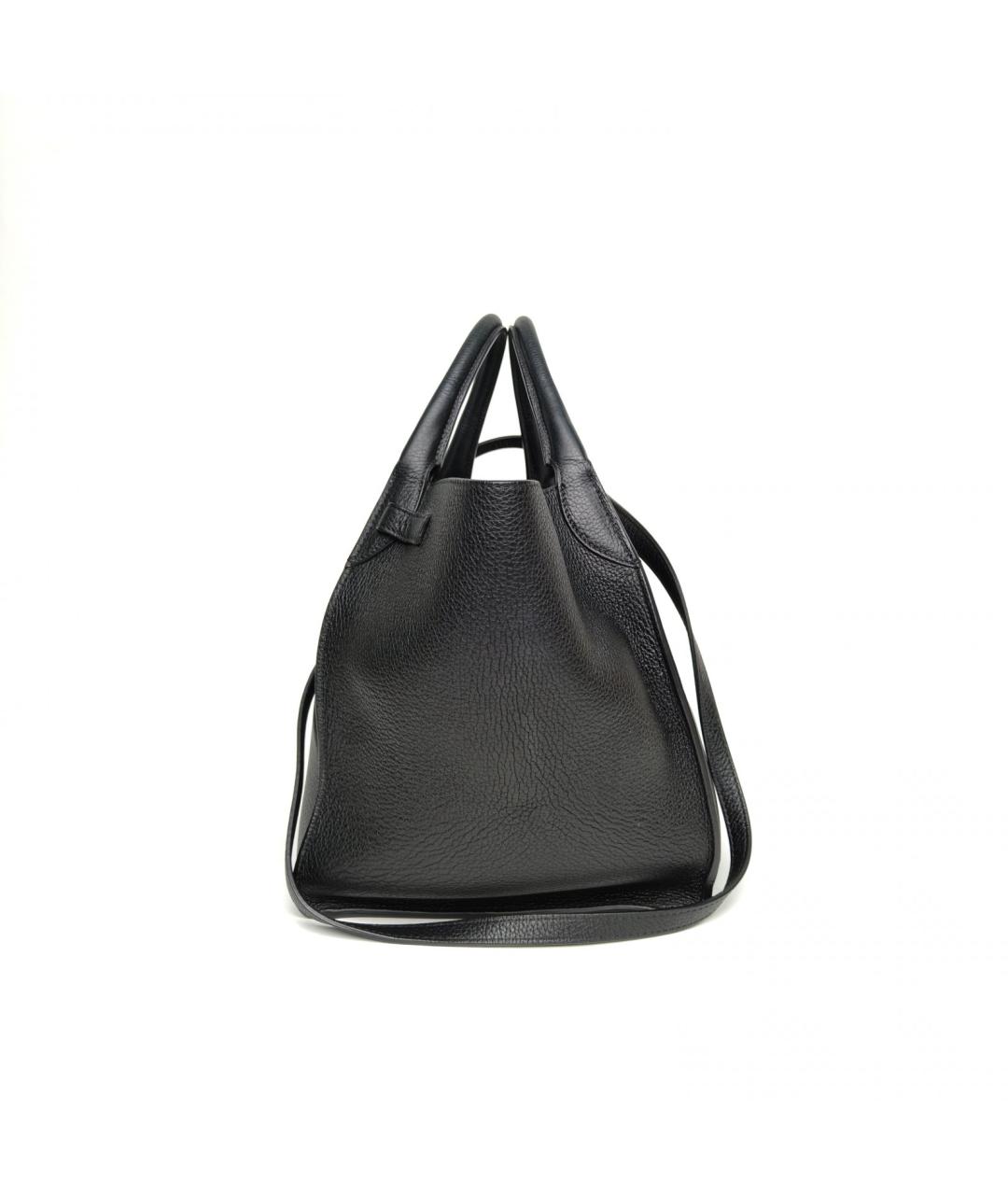 CELINE Черная кожаная сумка через плечо, фото 3