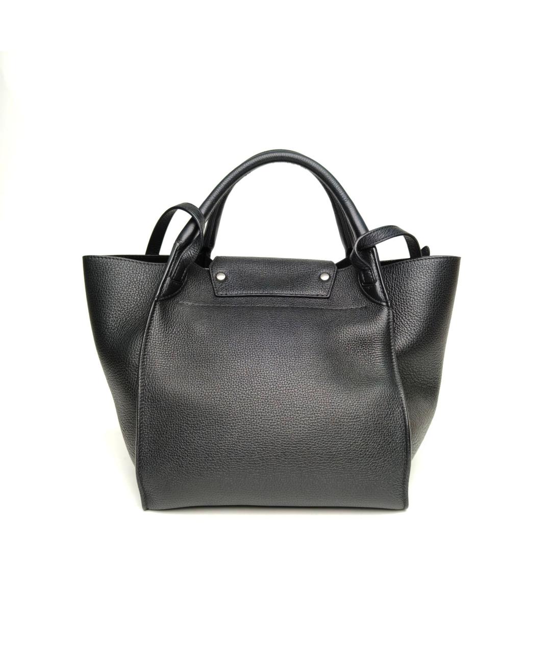 CELINE Черная кожаная сумка через плечо, фото 4