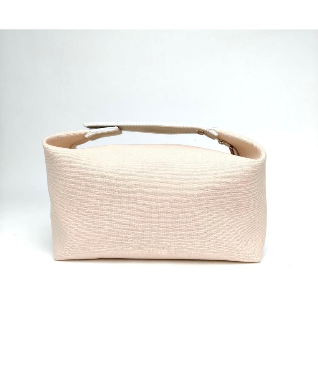 HERMES Бежевая косметичка, фото 4