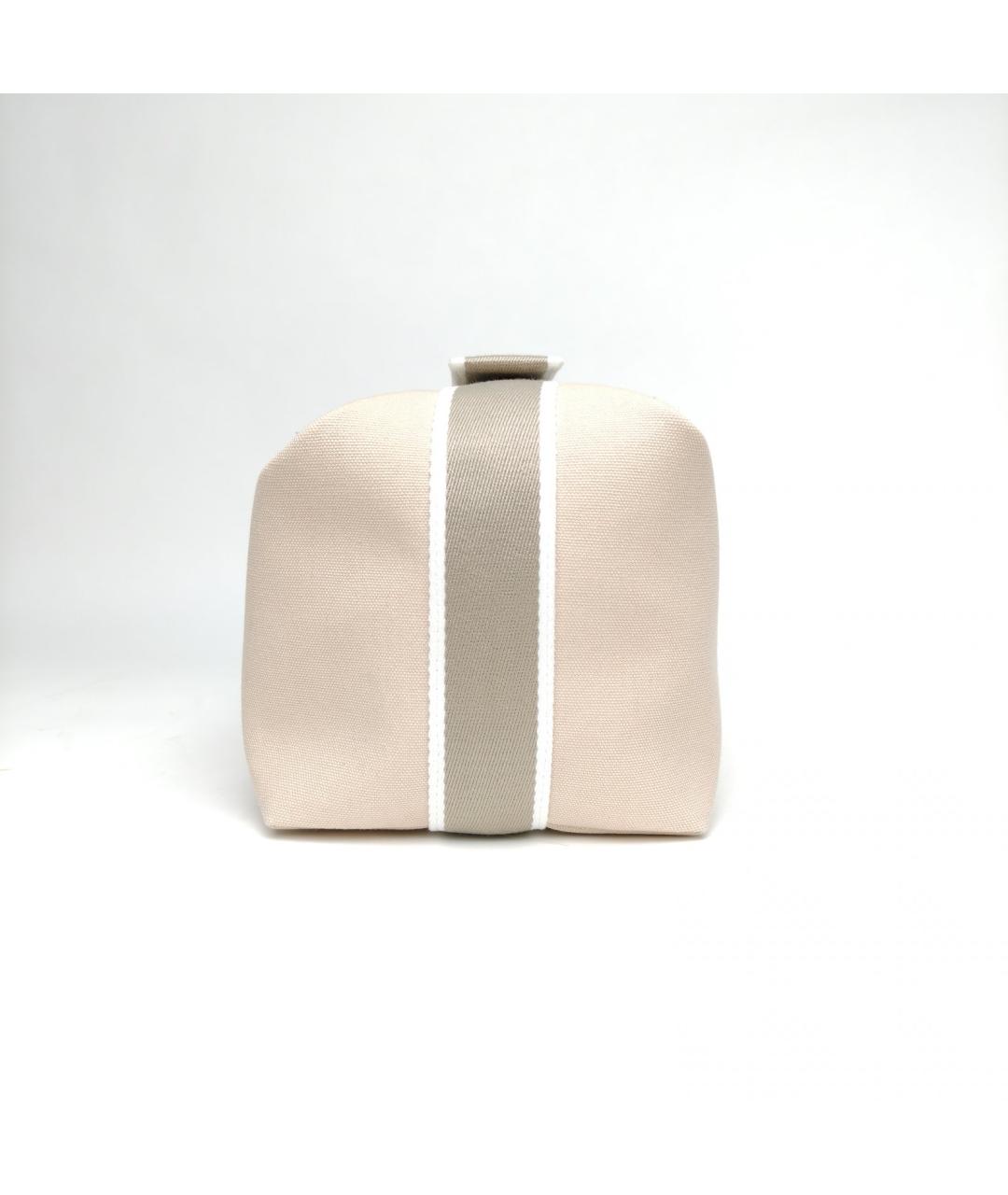 HERMES Бежевая косметичка, фото 3