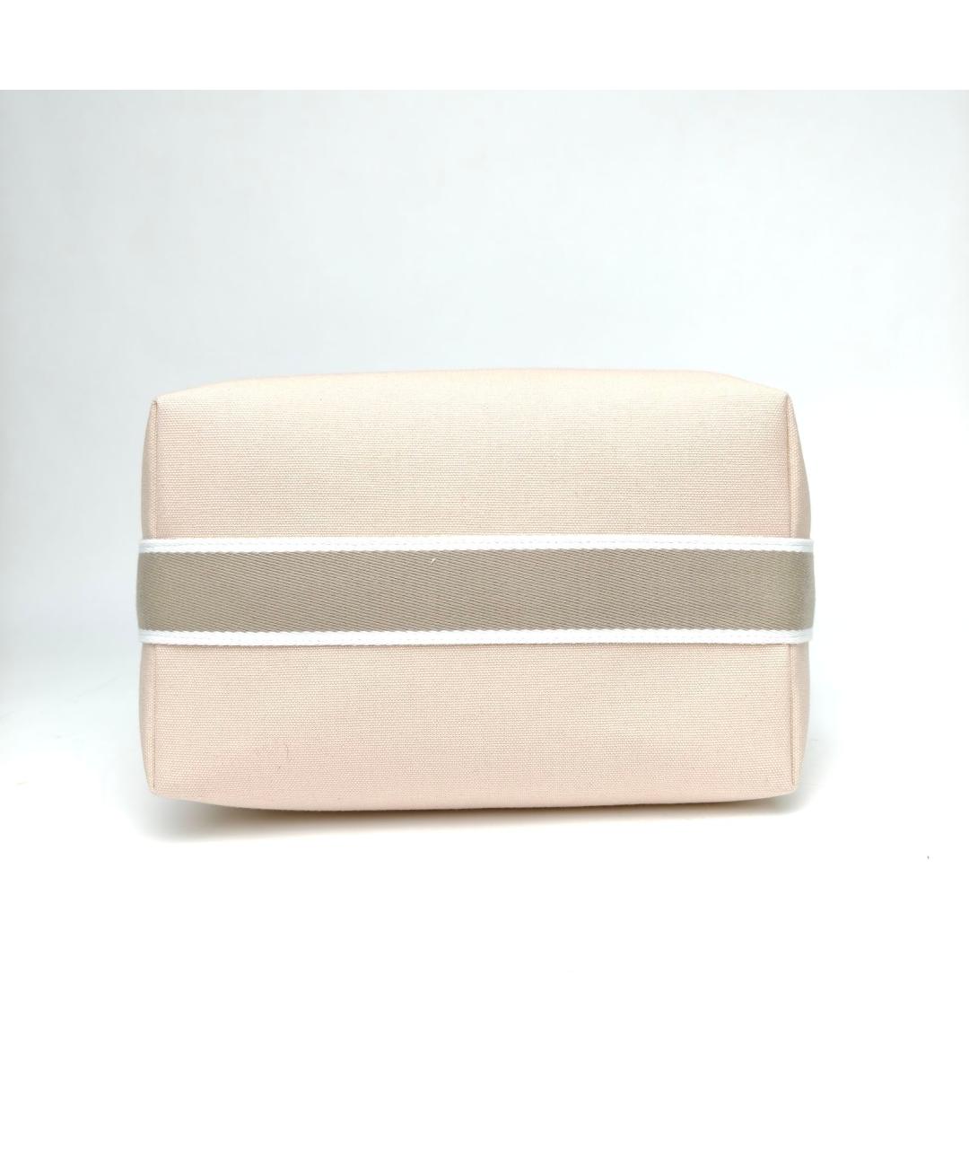 HERMES Бежевая косметичка, фото 6