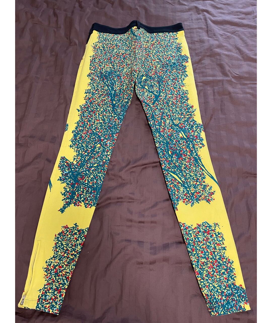 BALENCIAGA Мульти хлопко-эластановые брюки узкие, фото 4