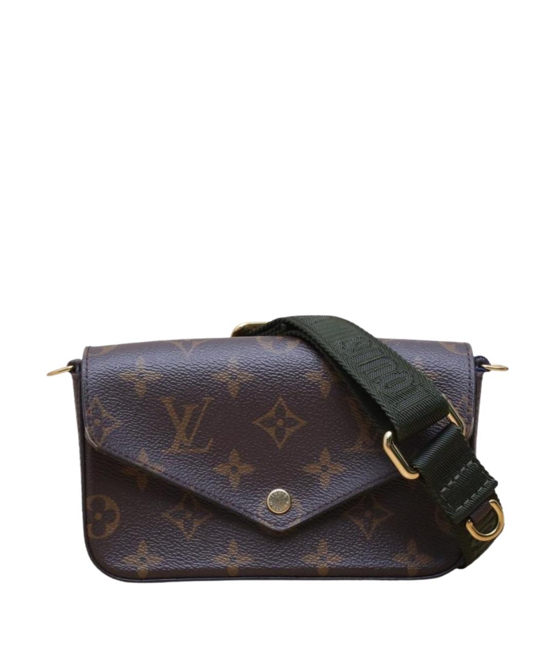 LOUIS VUITTON Коричневая сумка через плечо, фото 1