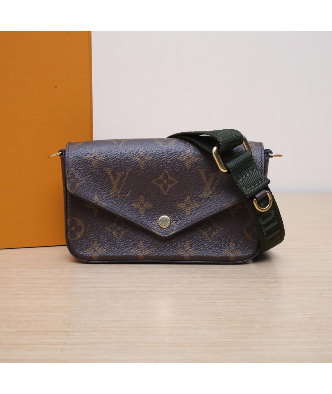 LOUIS VUITTON Коричневая сумка через плечо, фото 2