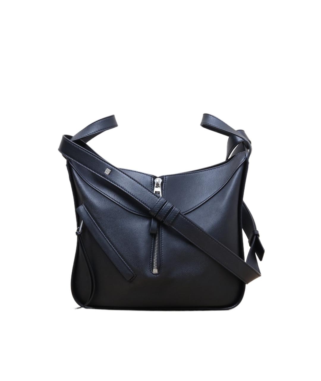 LOEWE Черная кожаная сумка через плечо, фото 9