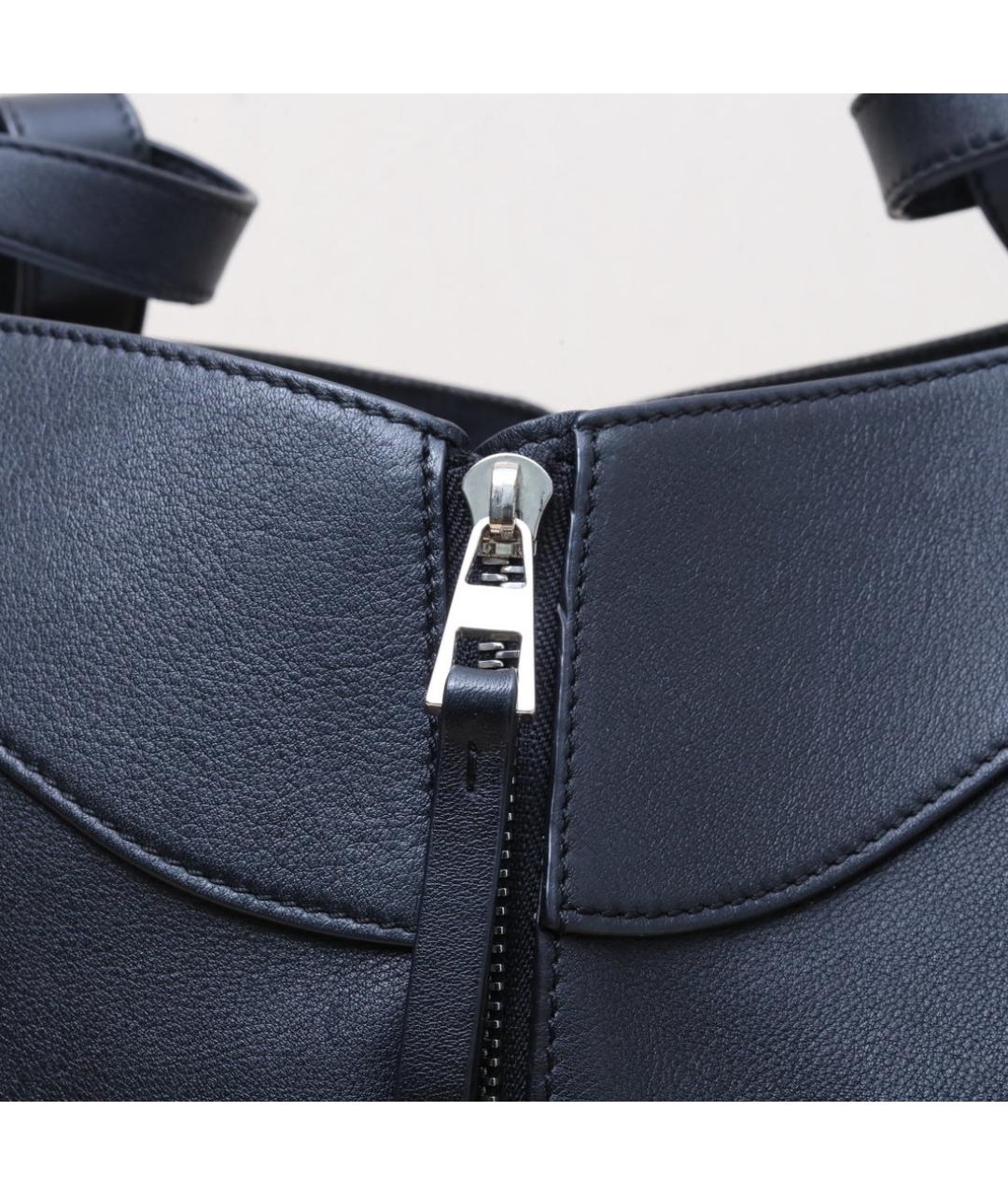 LOEWE Черная кожаная сумка через плечо, фото 7