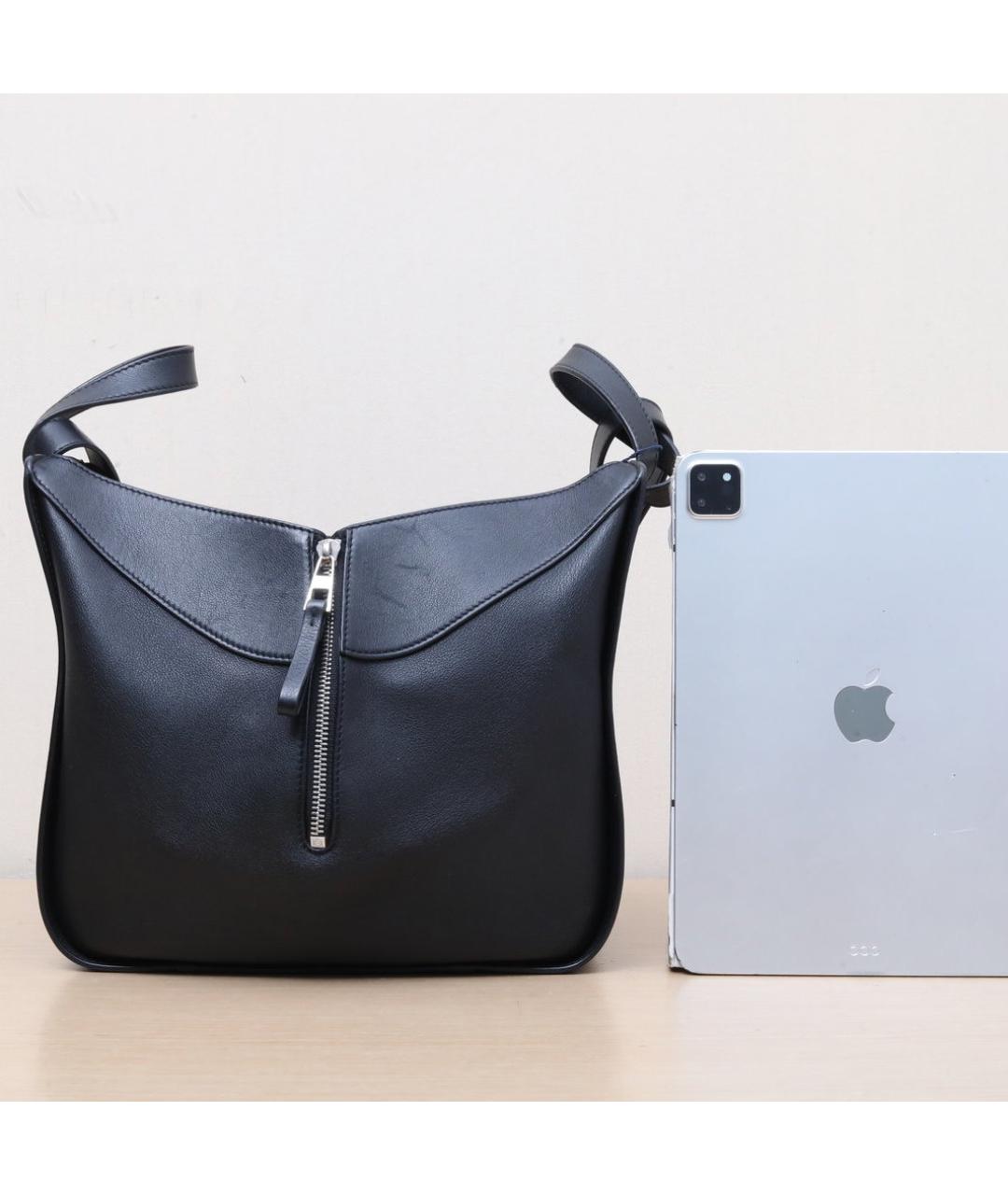 LOEWE Черная кожаная сумка через плечо, фото 6