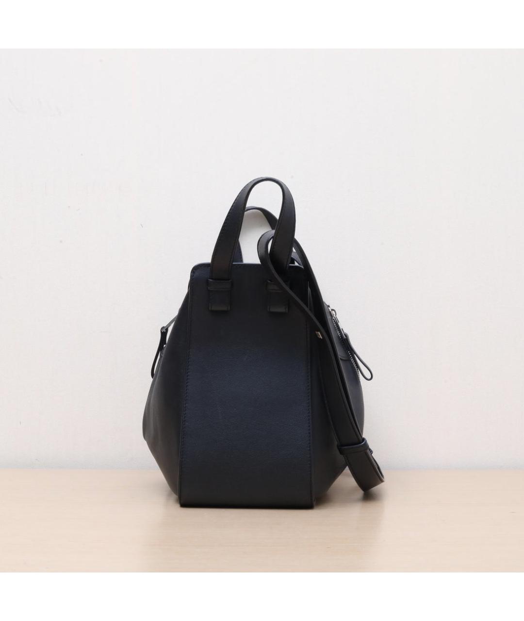 LOEWE Черная кожаная сумка через плечо, фото 4