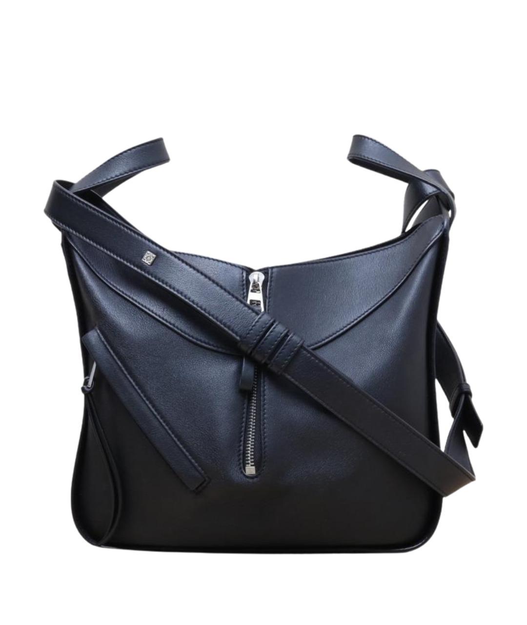 LOEWE Черная кожаная сумка через плечо, фото 1