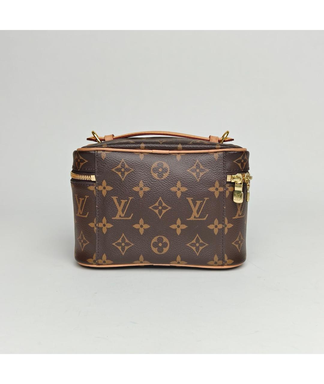 LOUIS VUITTON Коричневая косметичка, фото 4